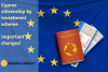 Cyprus Passport scheme – stricter procedures, limited number of passports